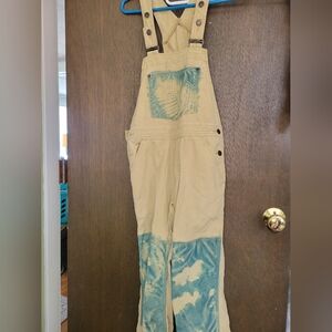 Men's Tan and Blue Pants